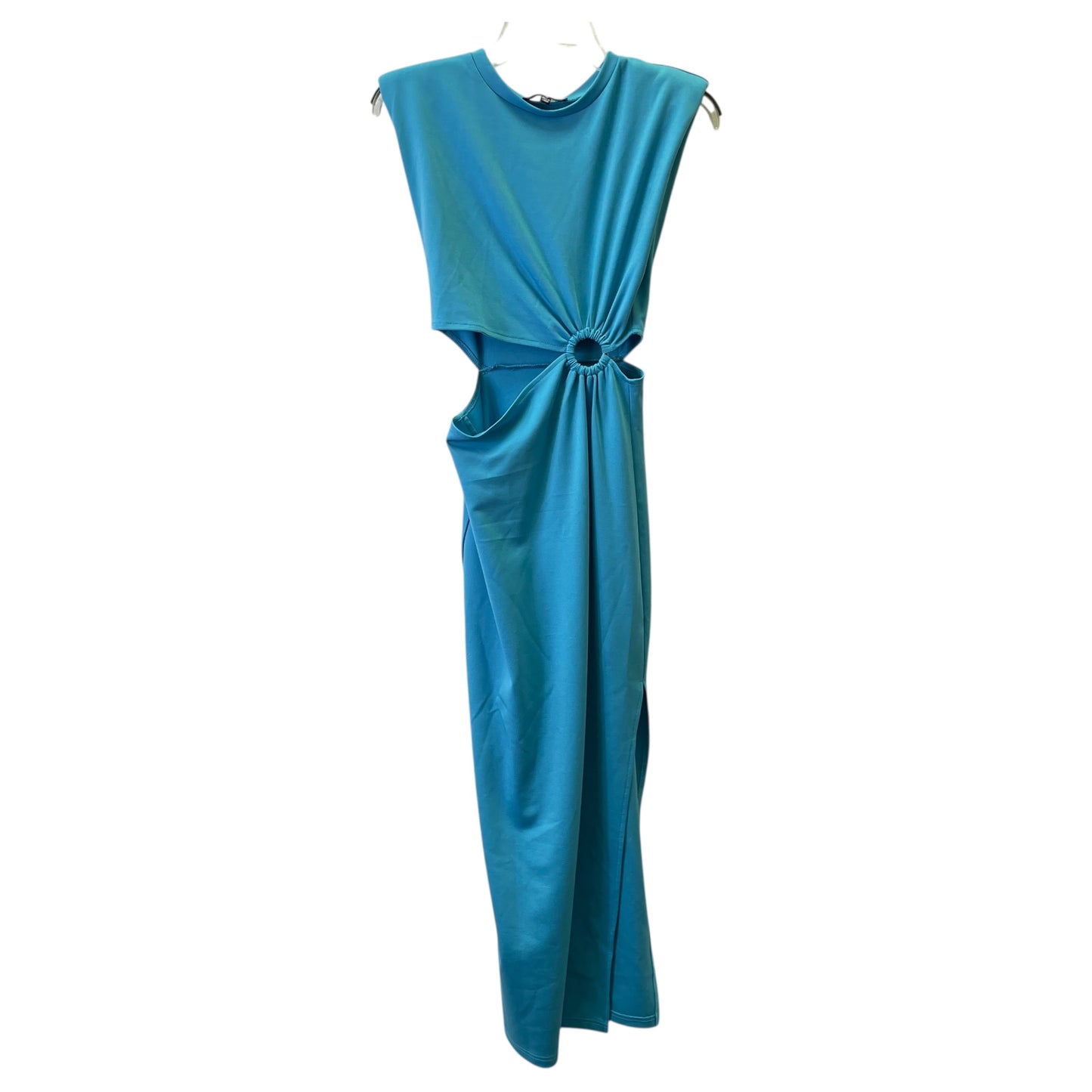 Dress Casual Midi By FORE In Blue, Size:S