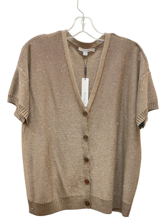Sweater Ss By Chicos In Brown, Size:L