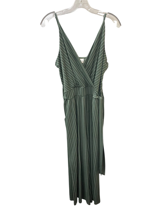 Jumpsuit By Kaileigh In Green & White, Size:L