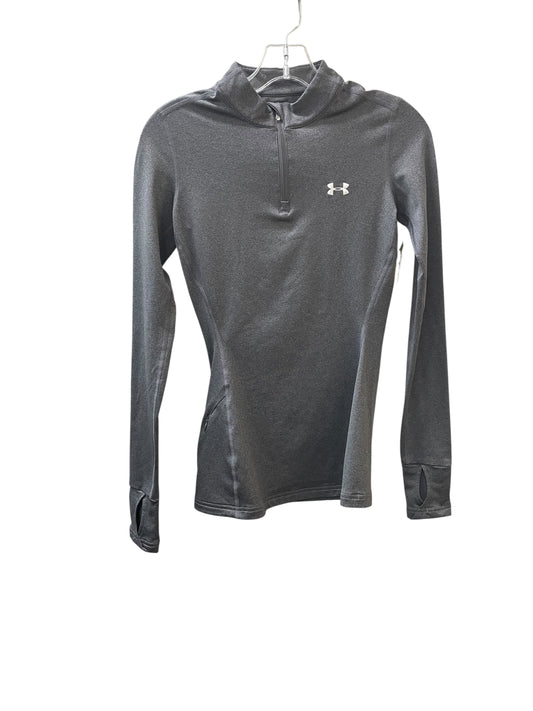Athletic Top Ls Collar By Under Armour In Grey, Size:Xs