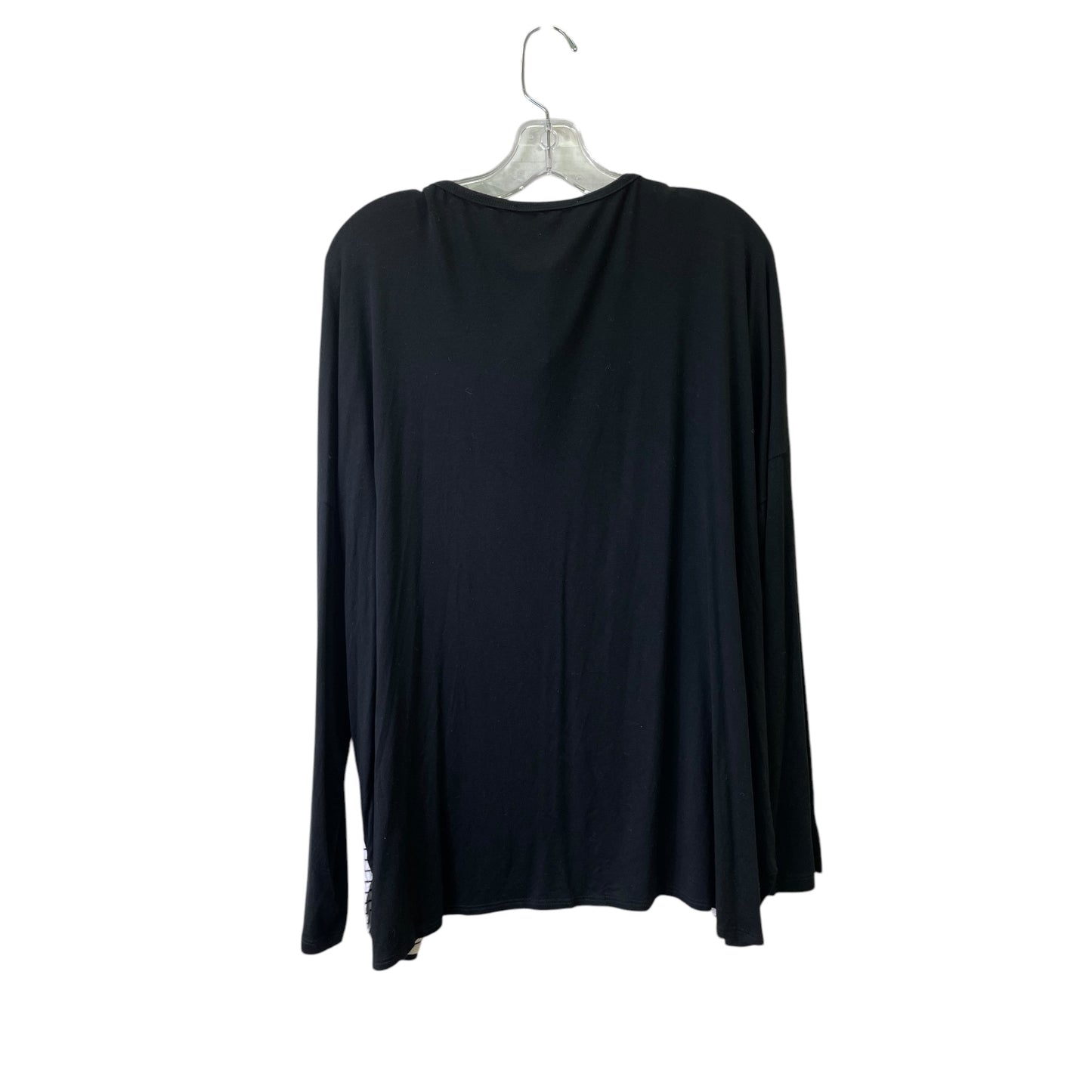 Top Ls By Karen Kane In Black & White, Size:Xl