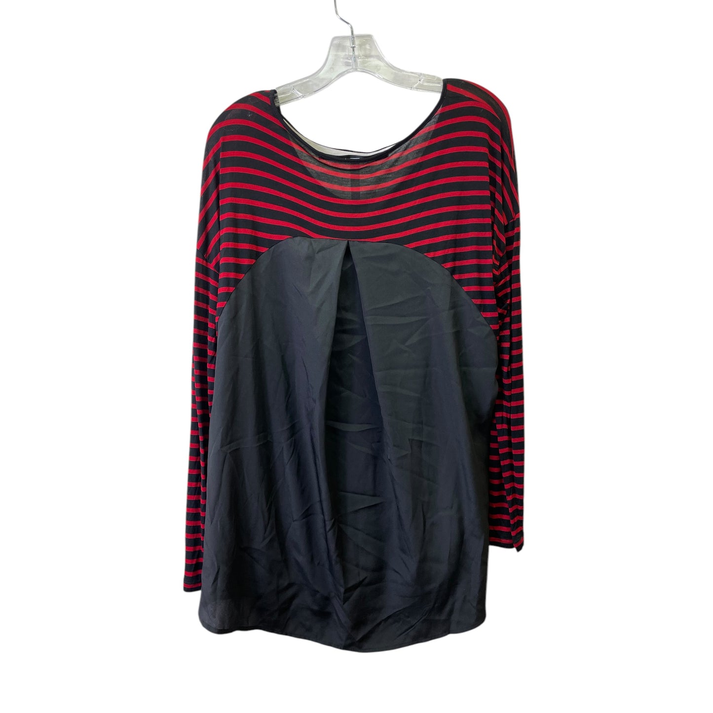 Top Ls By Kensie In Black & Red, Size:Xl