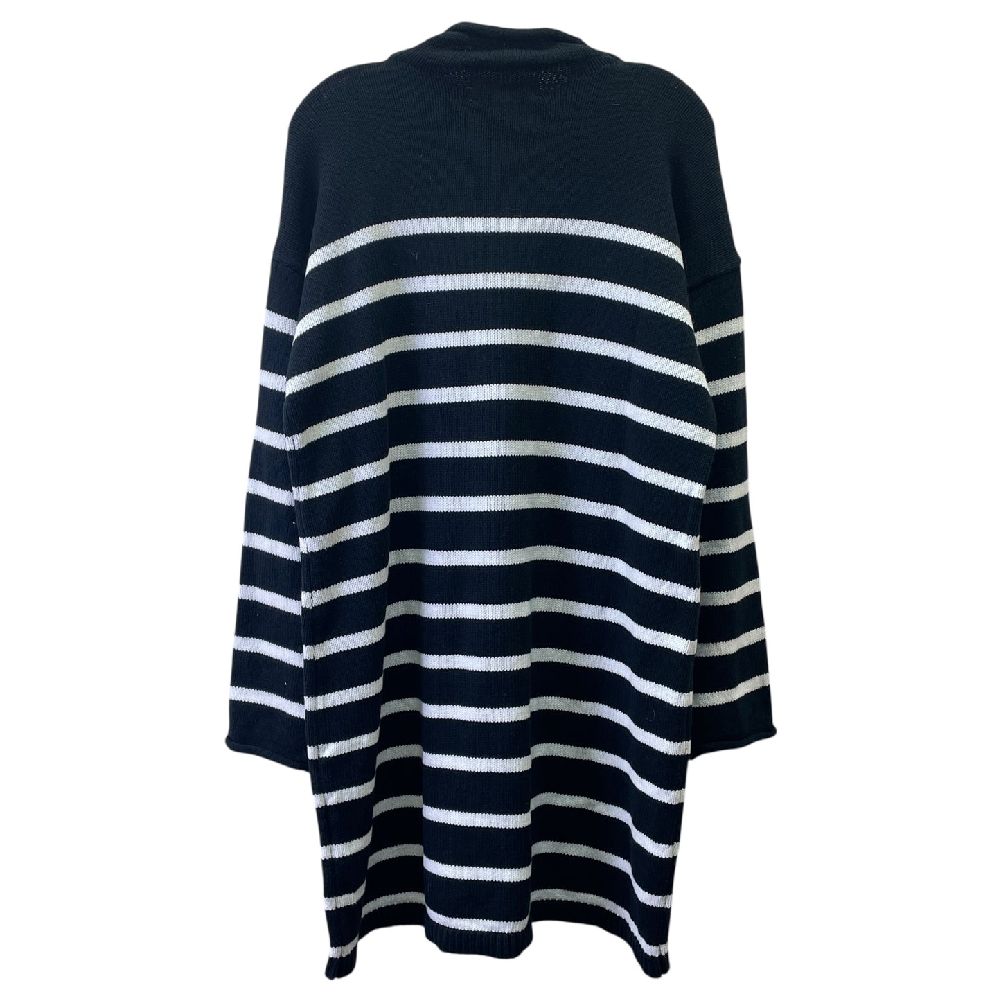 Dress Sweater By Loft In Black & White, Size:Xl