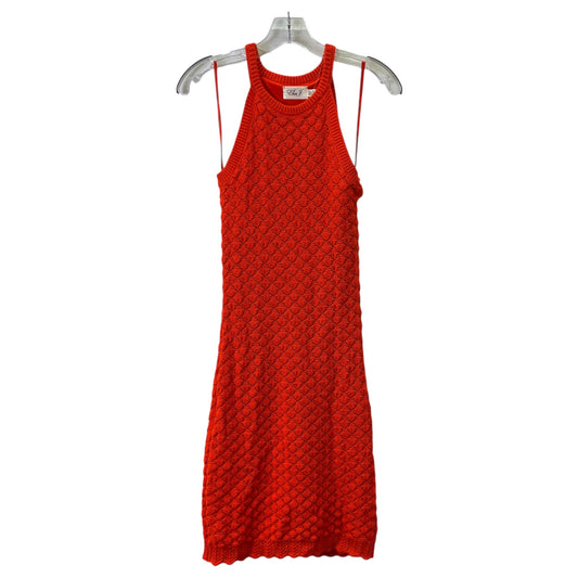 Dress Casual Short By Eliza J In Orange, Size:Xs
