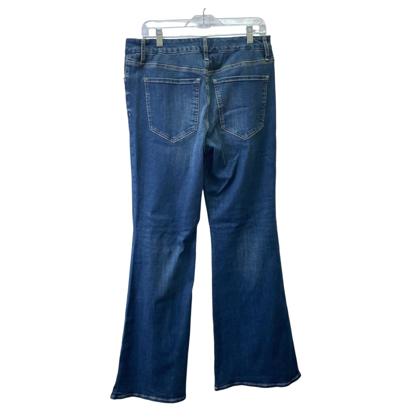Jeans Boot Cut By Express In Blue Denim, Size:12