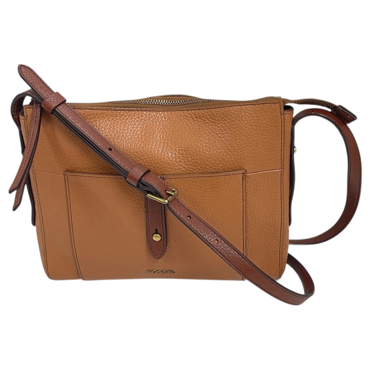 Crossbody By Fossil In Brown, Size:Medium