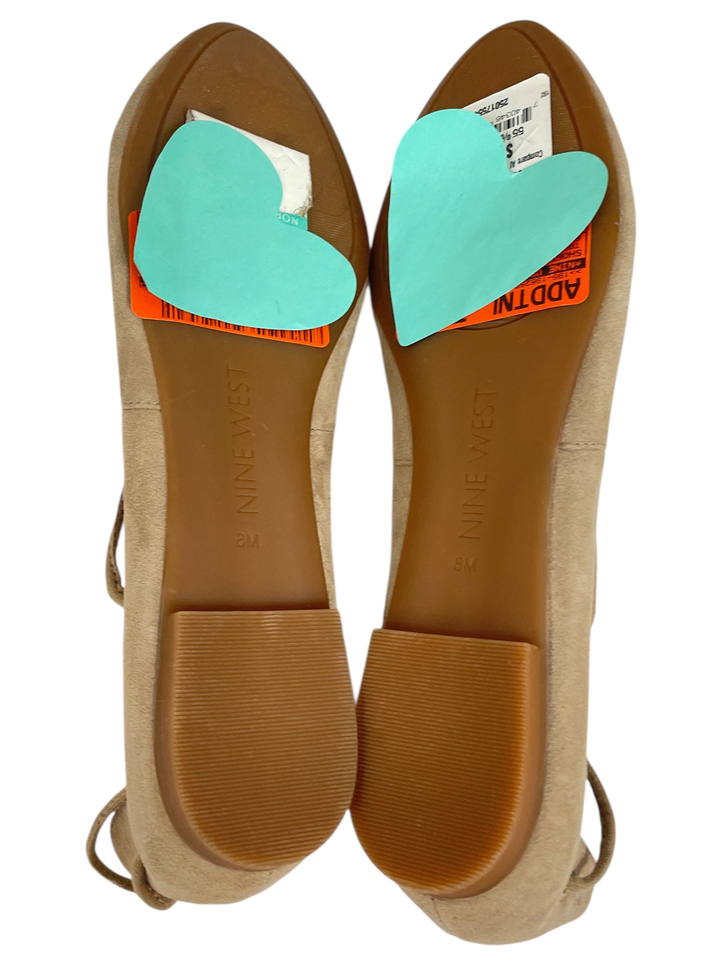 Shoes Flats By Nine West In Taupe, Size:8