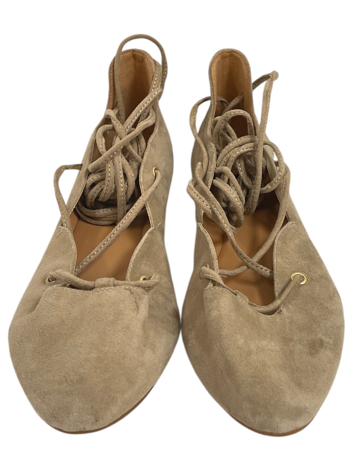 Shoes Flats By Nine West In Taupe, Size:8