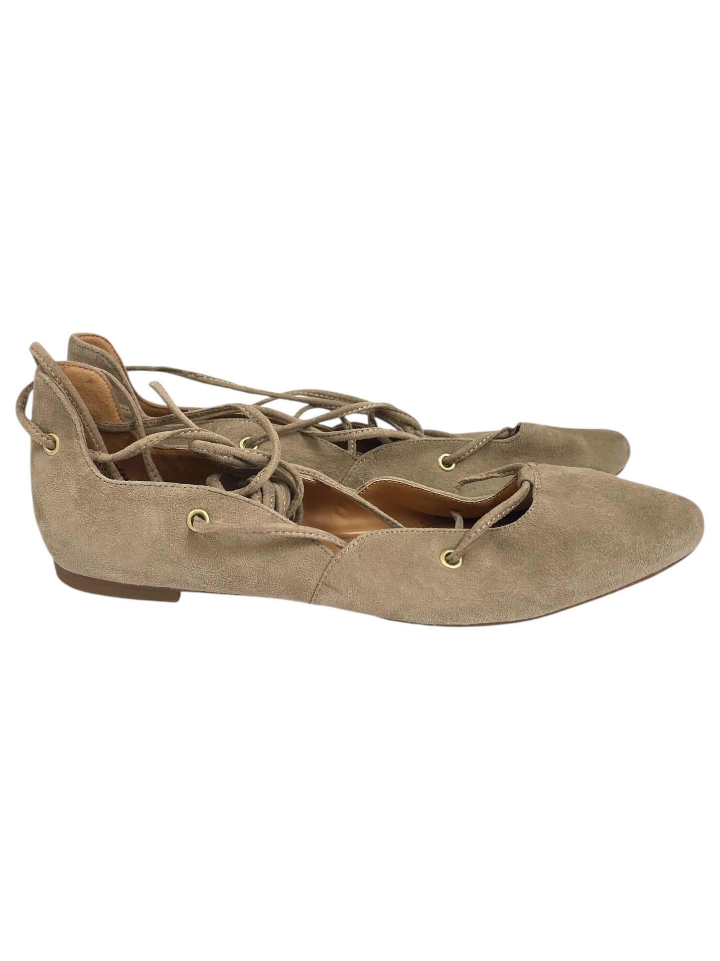 Shoes Flats By Nine West In Taupe, Size:8