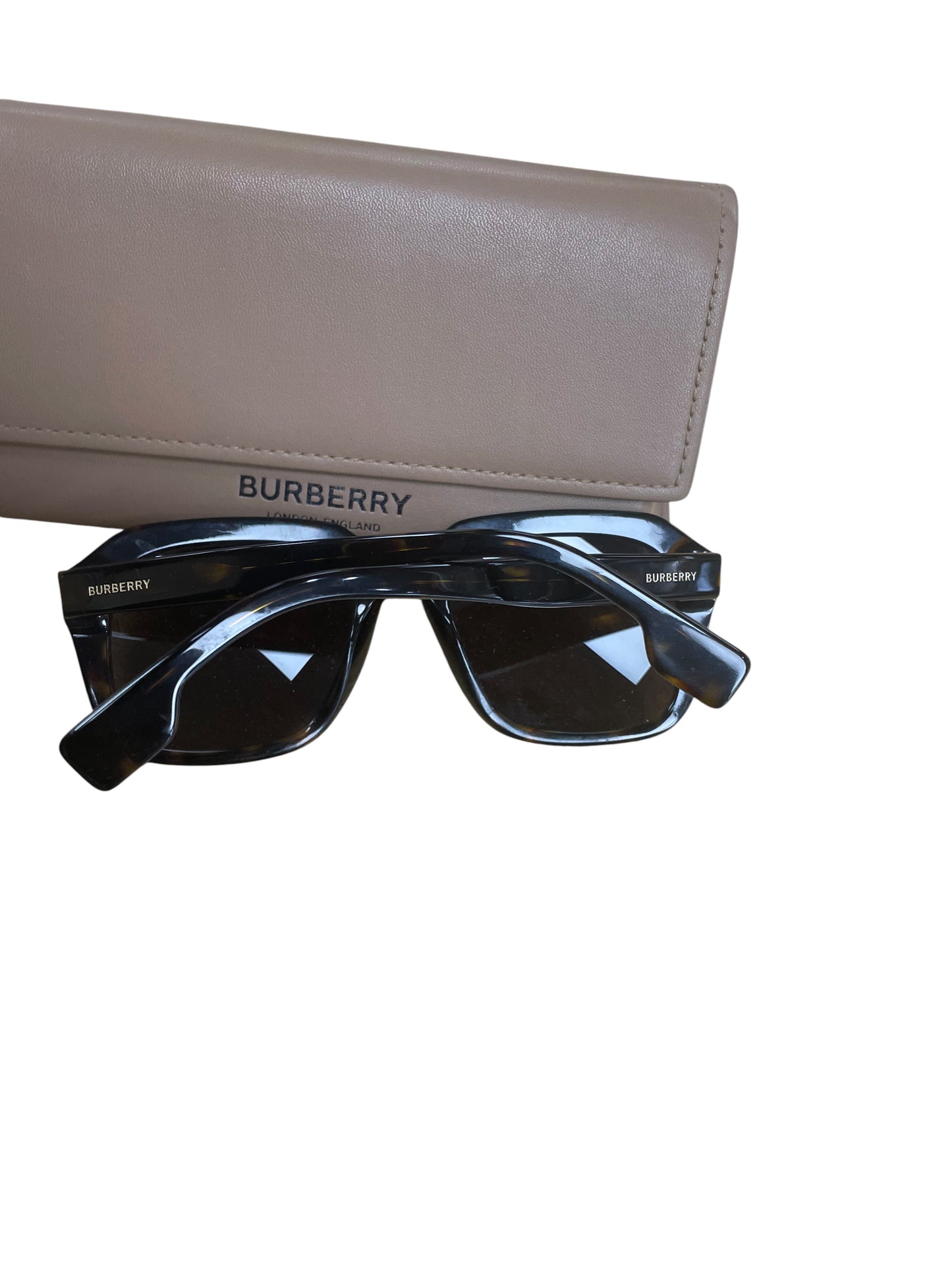 Sunglasses Luxury Designer By Burberry In Tortoise Shell Print