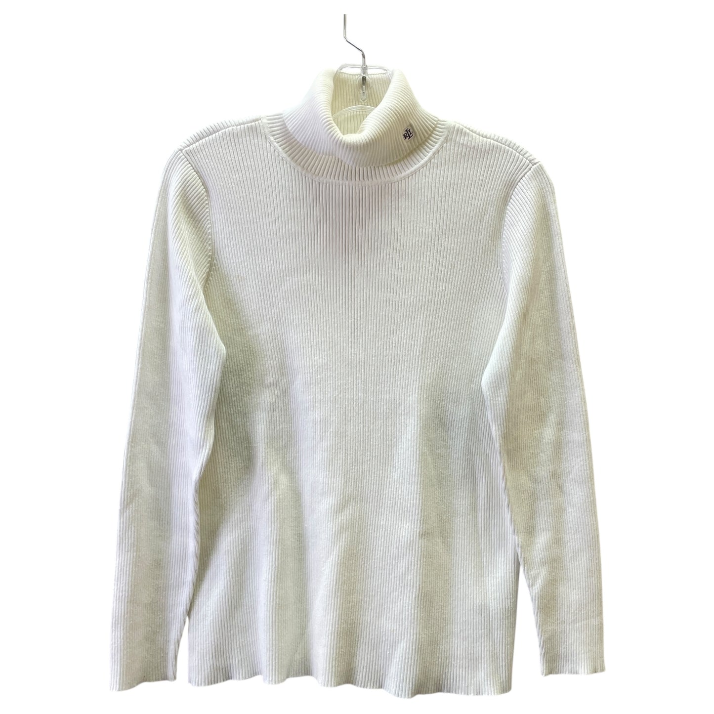Top Ls By Lauren By Ralph Lauren In White, Size:1X