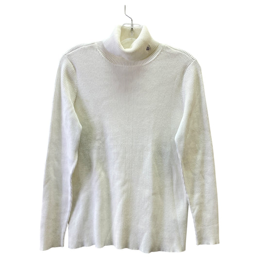 Top Ls By Lauren By Ralph Lauren In White, Size:1X
