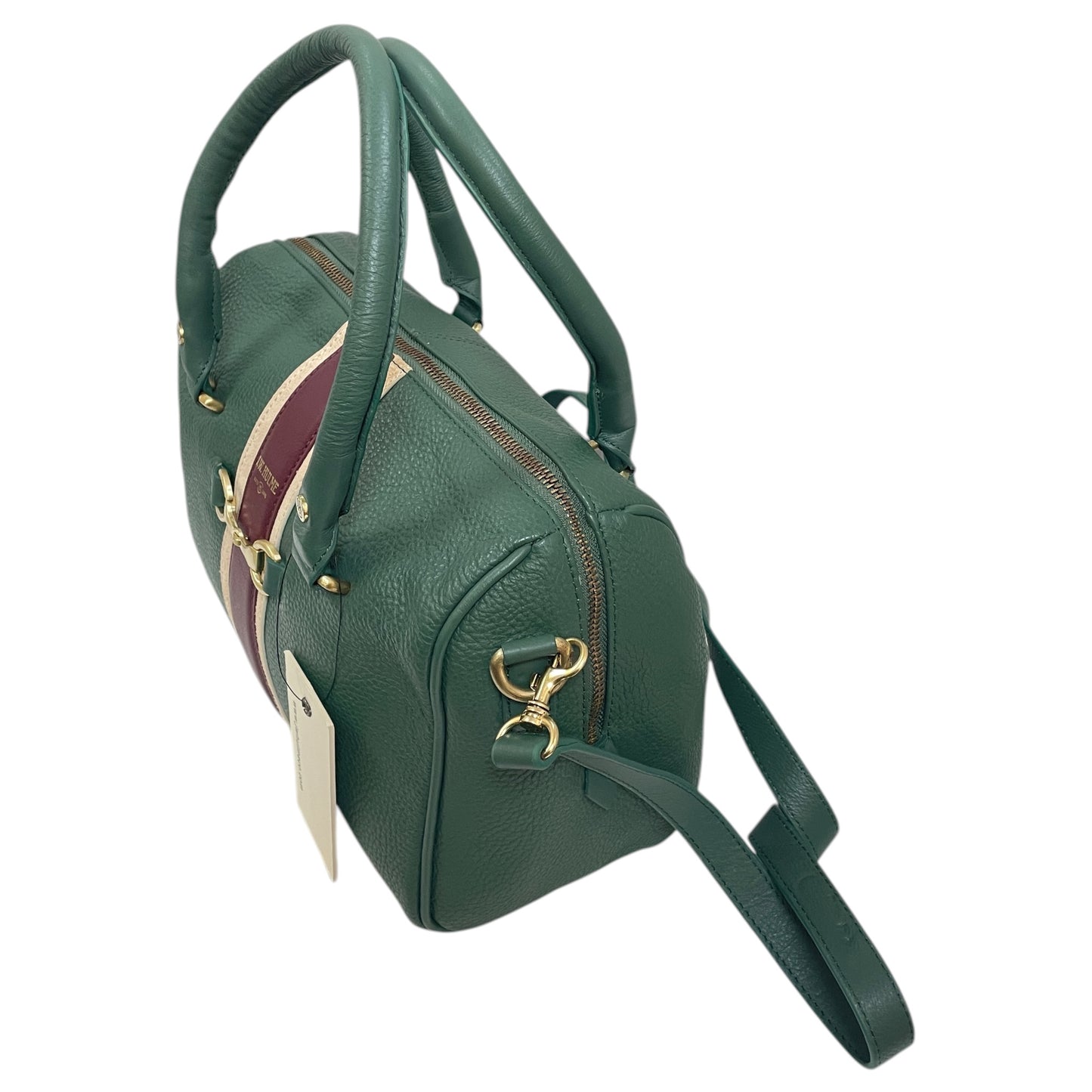 Handbag By J.W. HULME In Green & Red, Size:Large