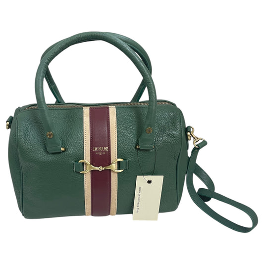 Handbag By J.W. HULME In Green & Red, Size:Large