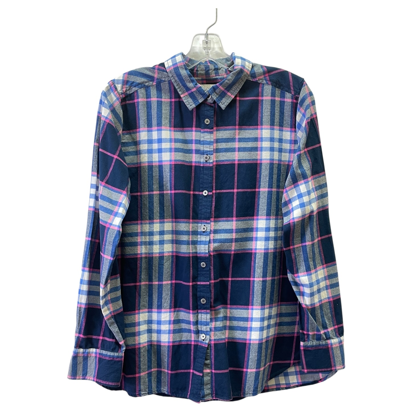 Top Ls By Loft In Blue & Pink, Size:M