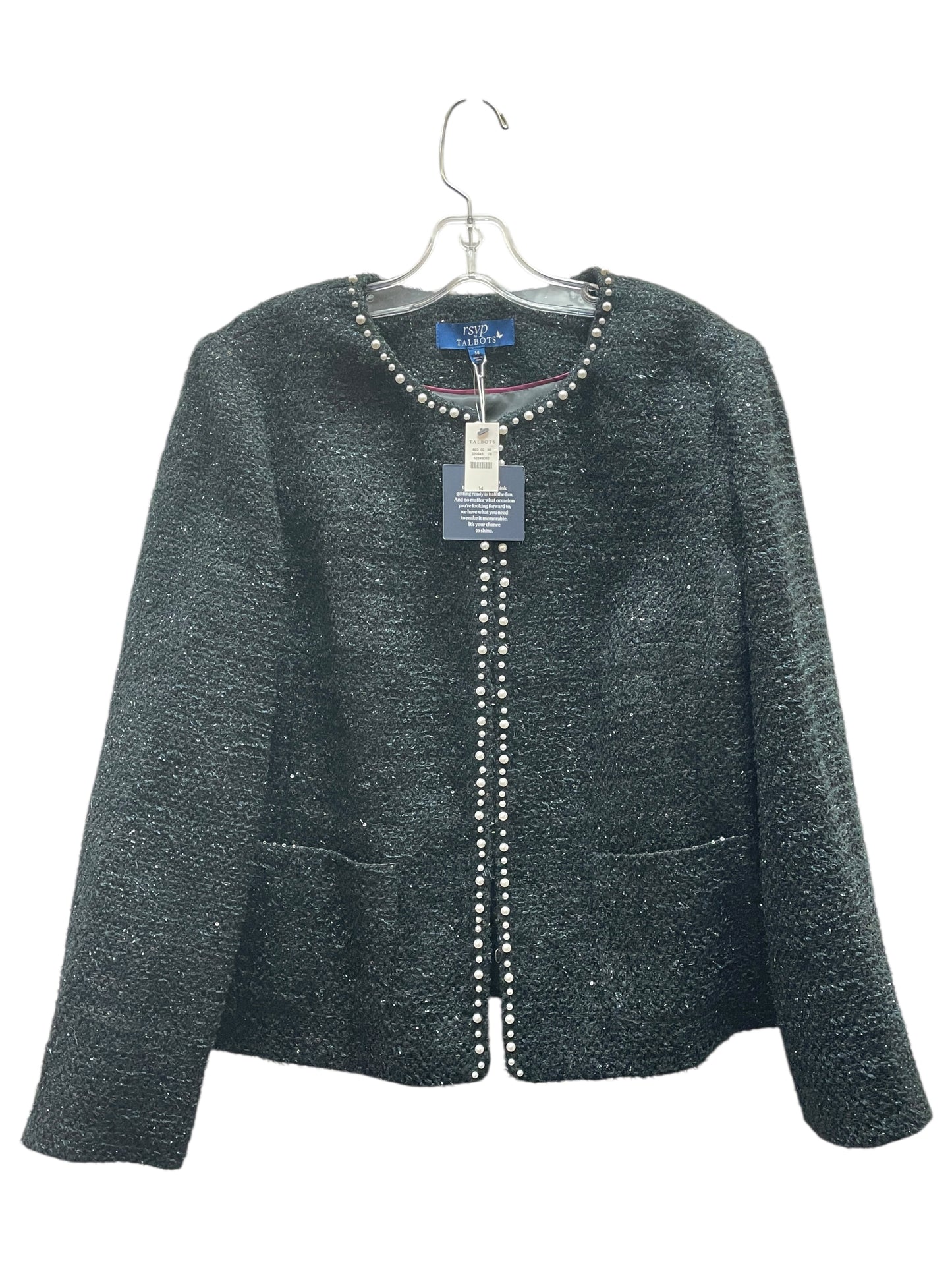 Blazer By Talbots In Black, Size:14