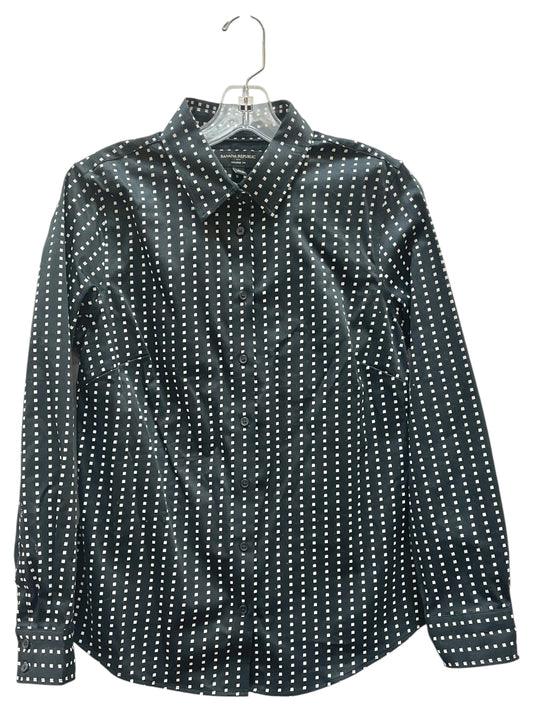 Top Ls By Banana Republic In Black & White, Size:8