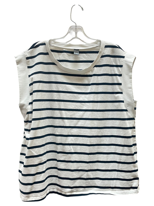 Top Ss By Cme In White, Size:2X