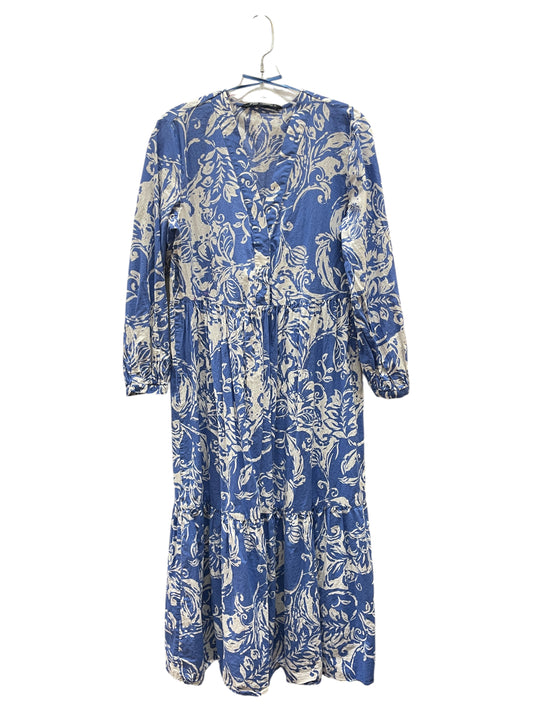 Dress Casual Short By Lilla P In Blue, Size:Xs
