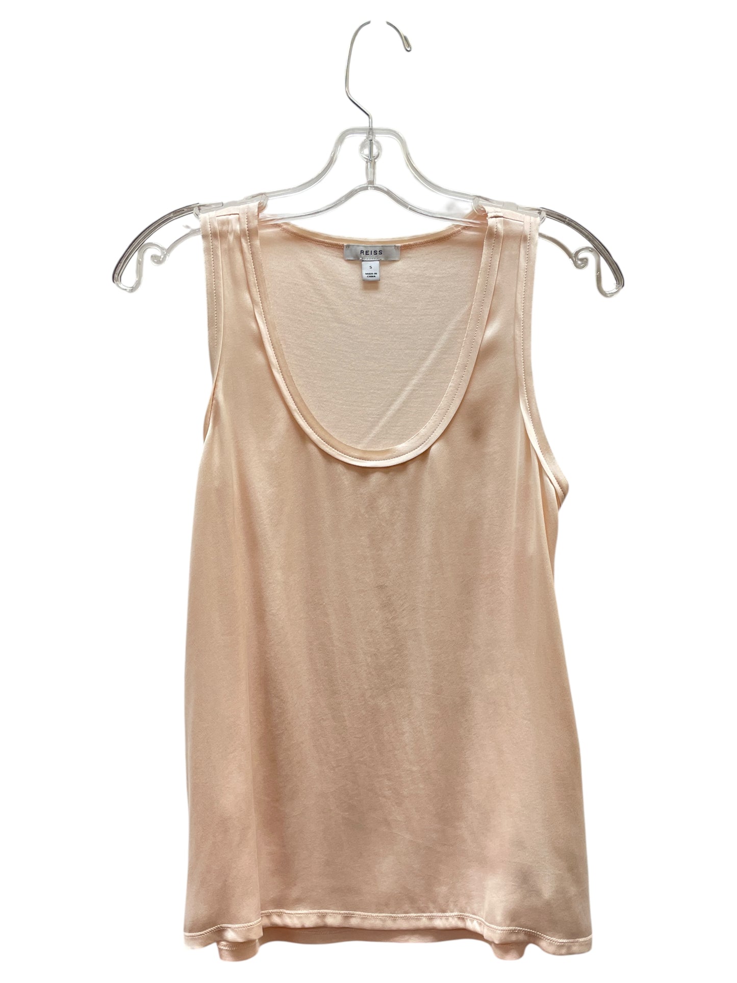 Top Sleeveless By Reiss In Pink, Size:S