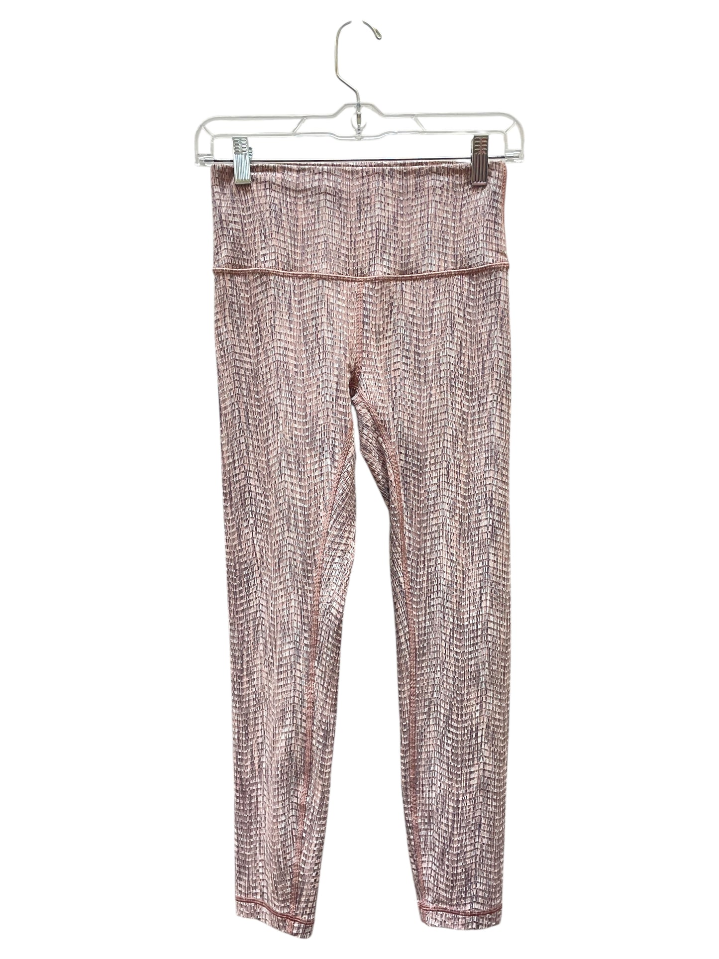 Athletic Leggings By Lululemon In Pink, Size:6