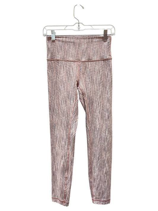 Athletic Leggings By Lululemon In Pink, Size:6