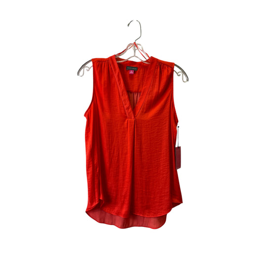 Top Sleeveless By Vince Camuto In Orange, Size:Xs