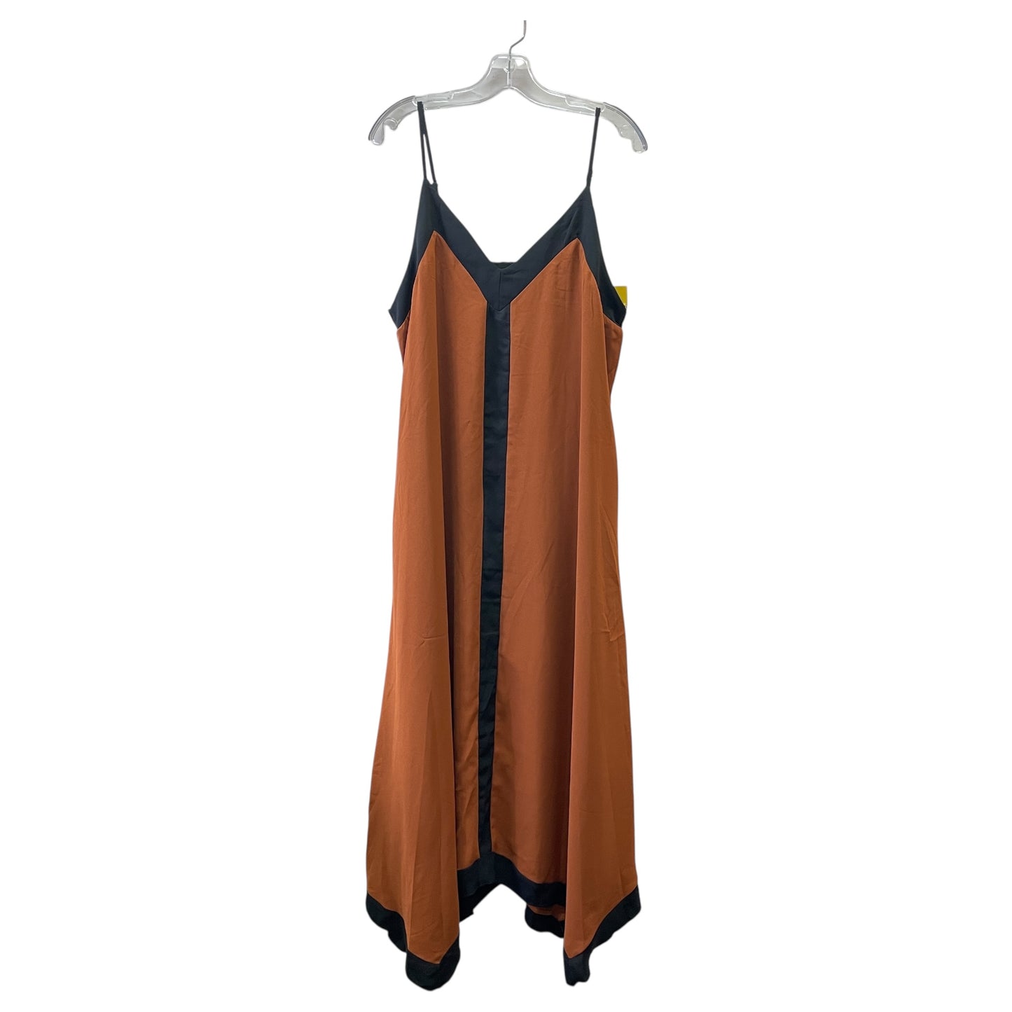 Dress Casual Midi By Prettygarden In Black & Brown, Size:L