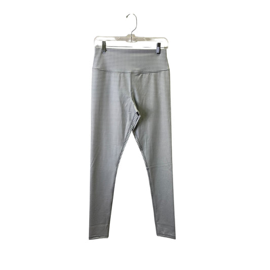 Athletic Leggings By GLYDER In Grey & White, Size:L