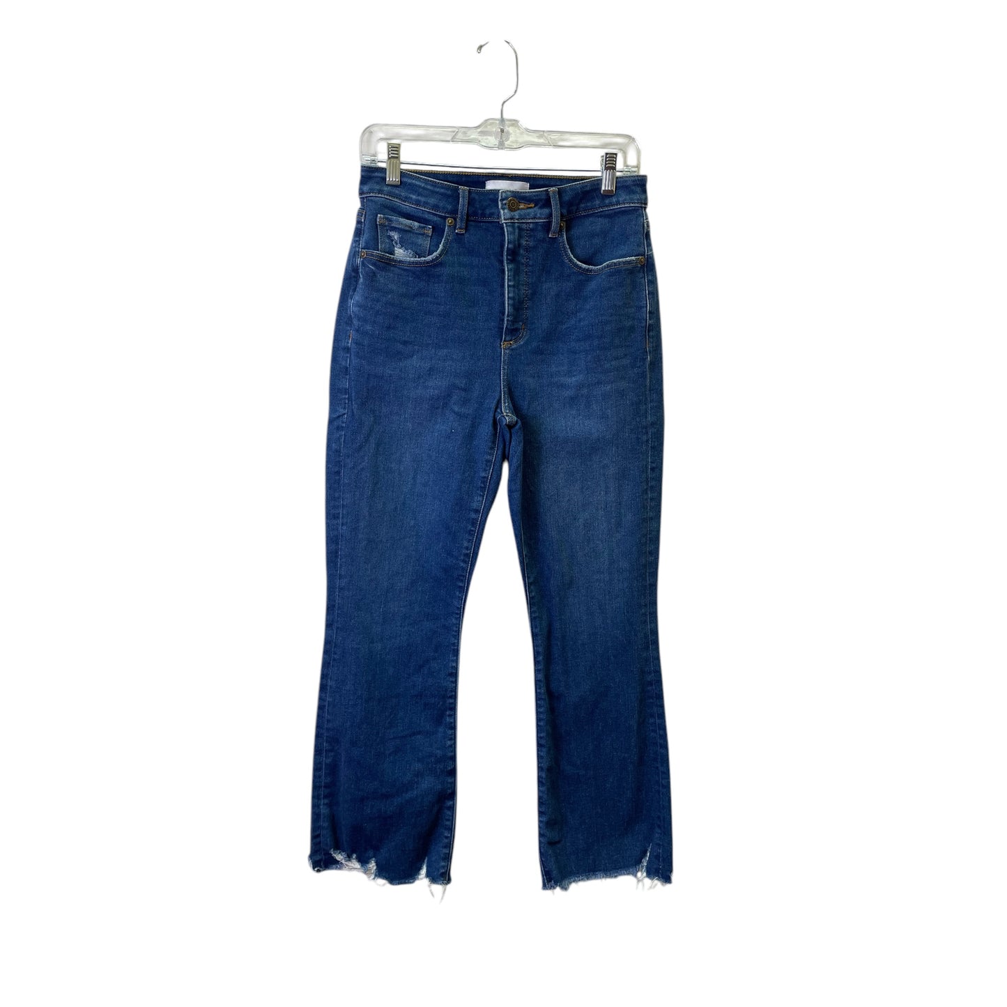 Jeans Flared By Loft In Blue, Size:8