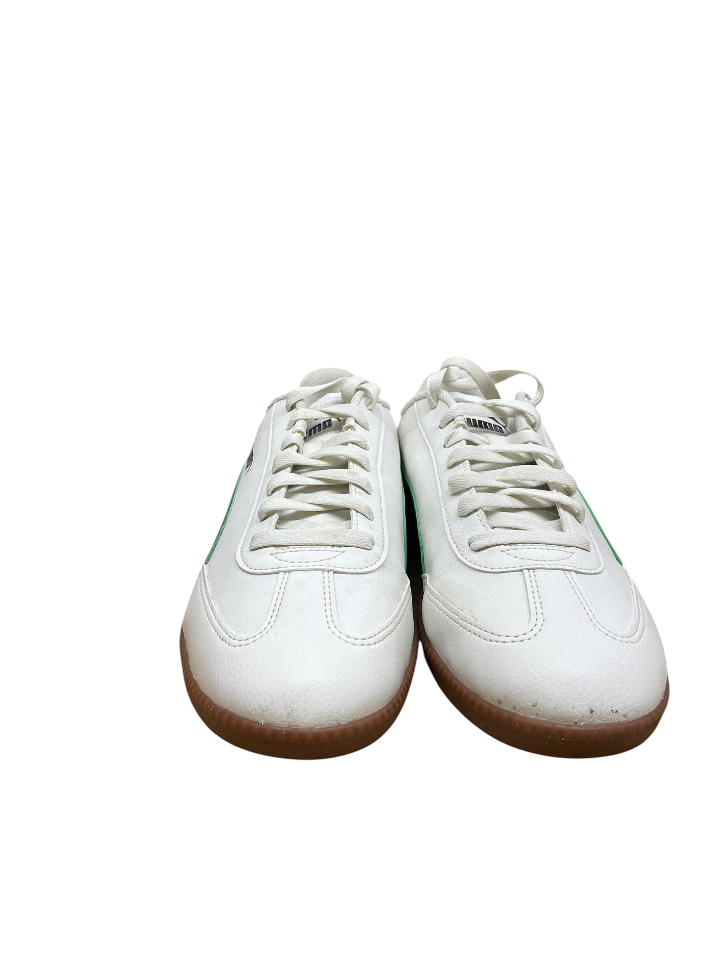 Shoes Sneakers By Puma In Green & White, Size:10.5