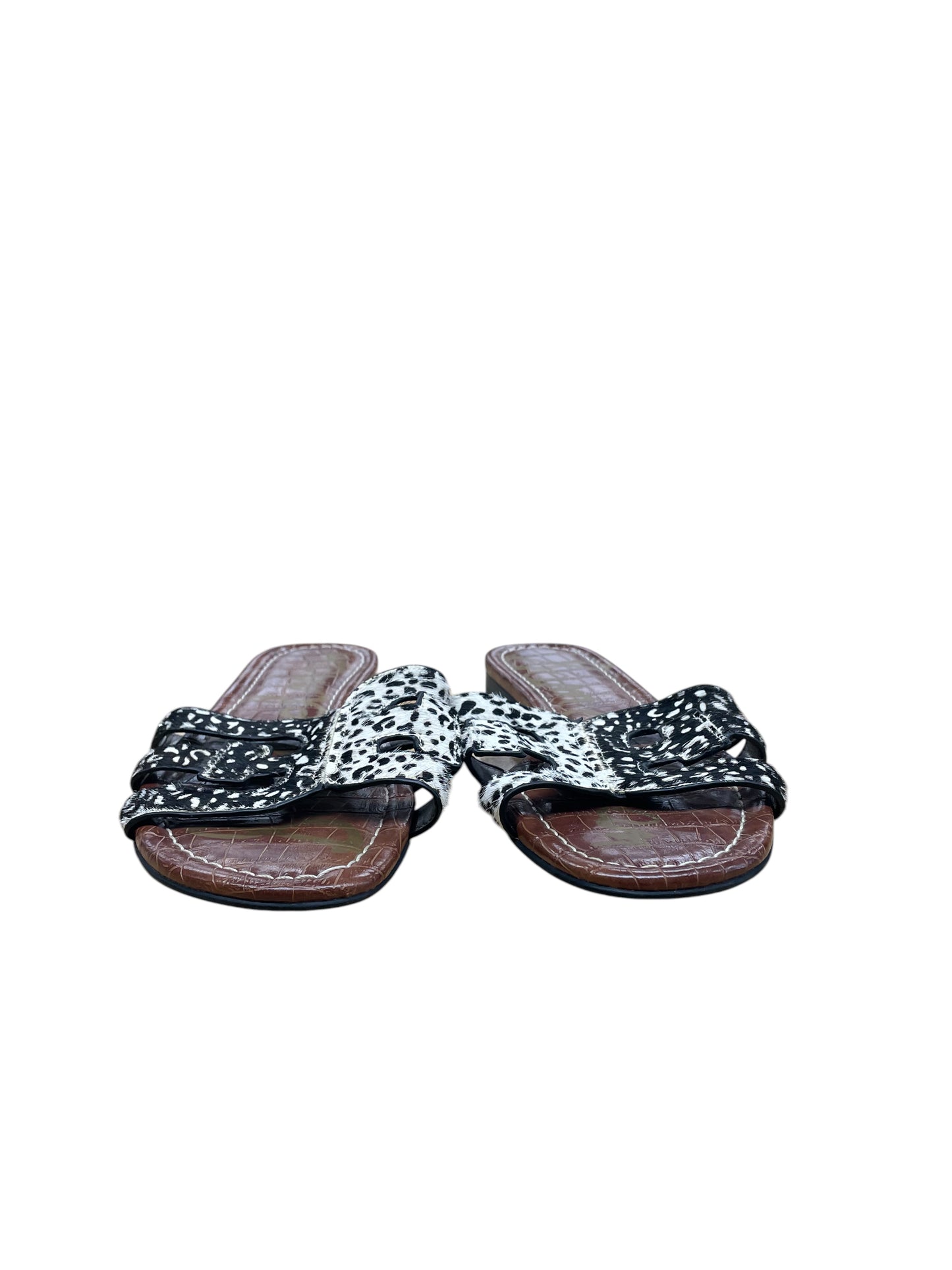 Sandals Flats By Sam Edelman In Animal Print, Size:7