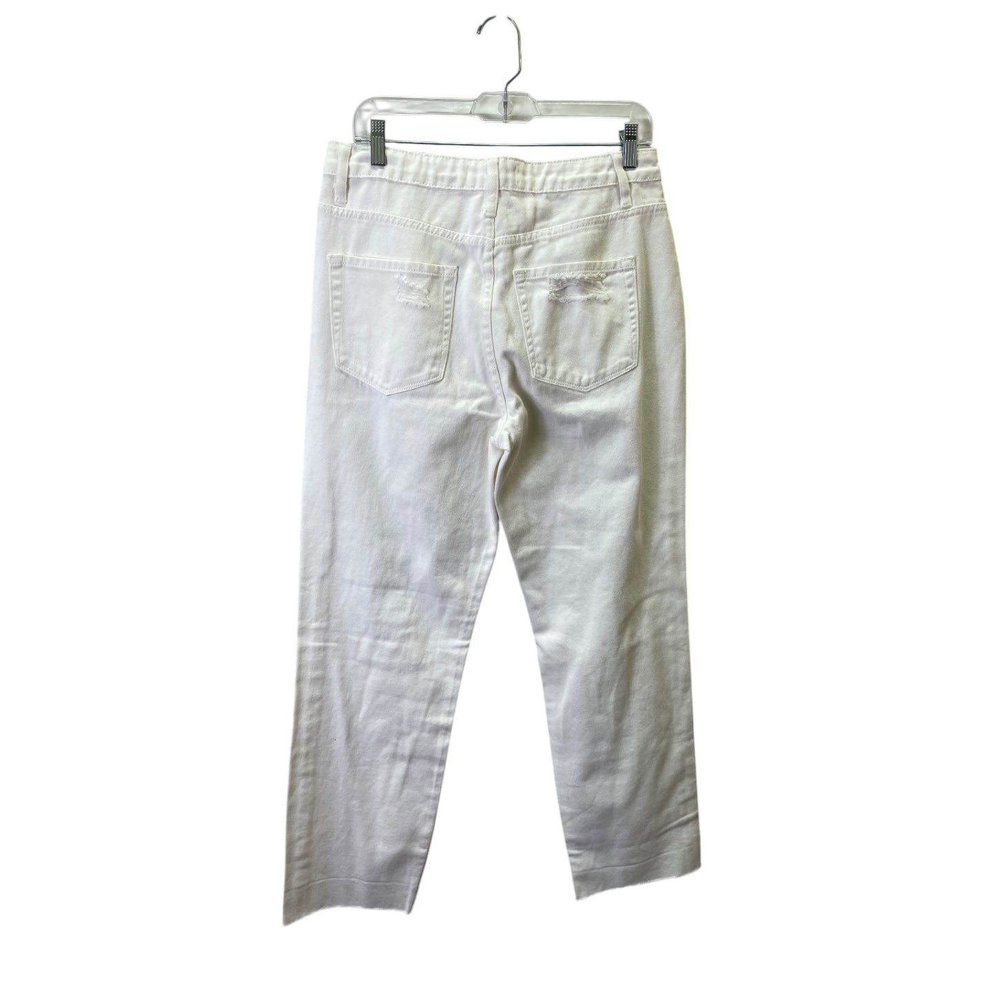 Jeans Boyfriend By Vervet In White, Size:6