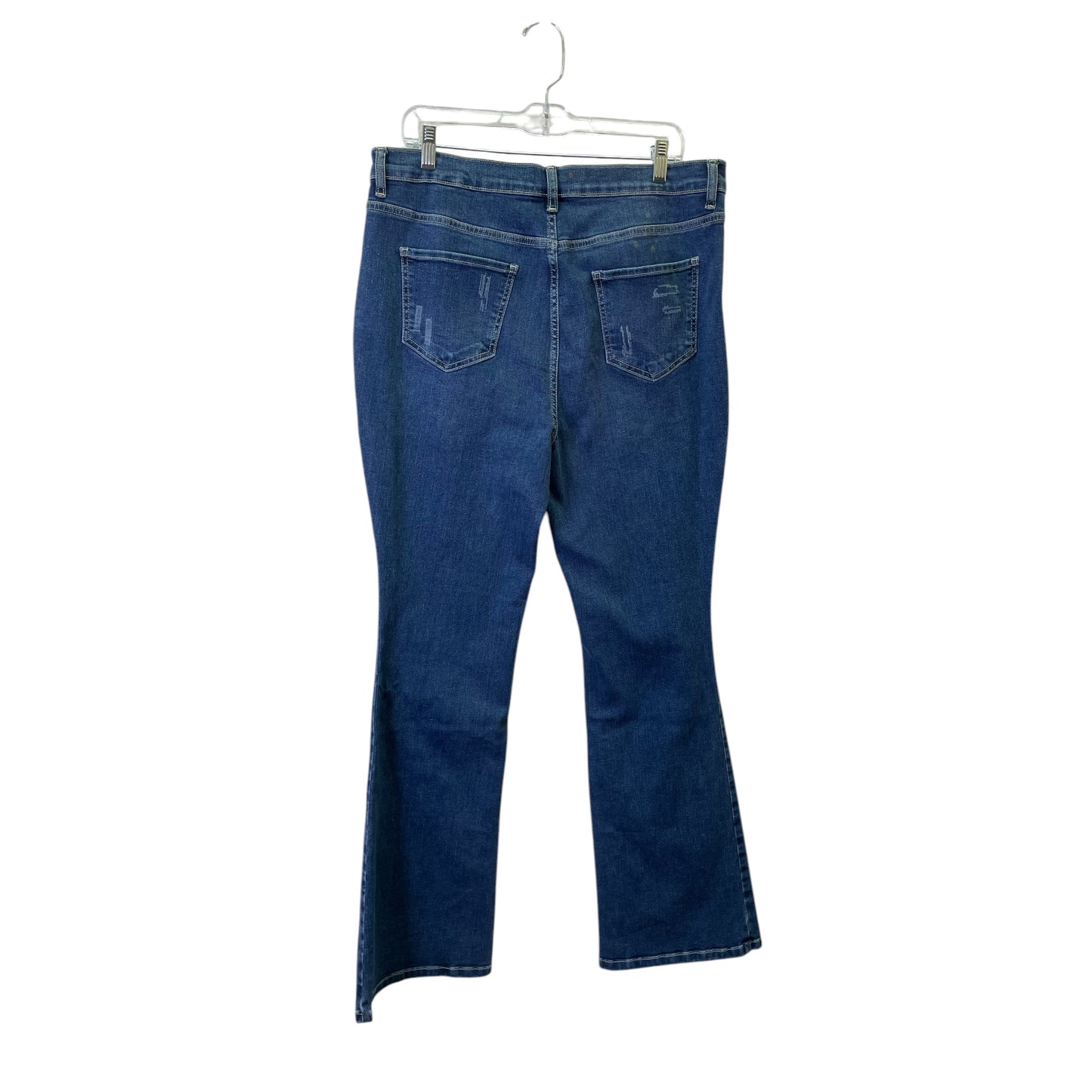 Jeans Flared By K. Jordan In Blue, Size:18