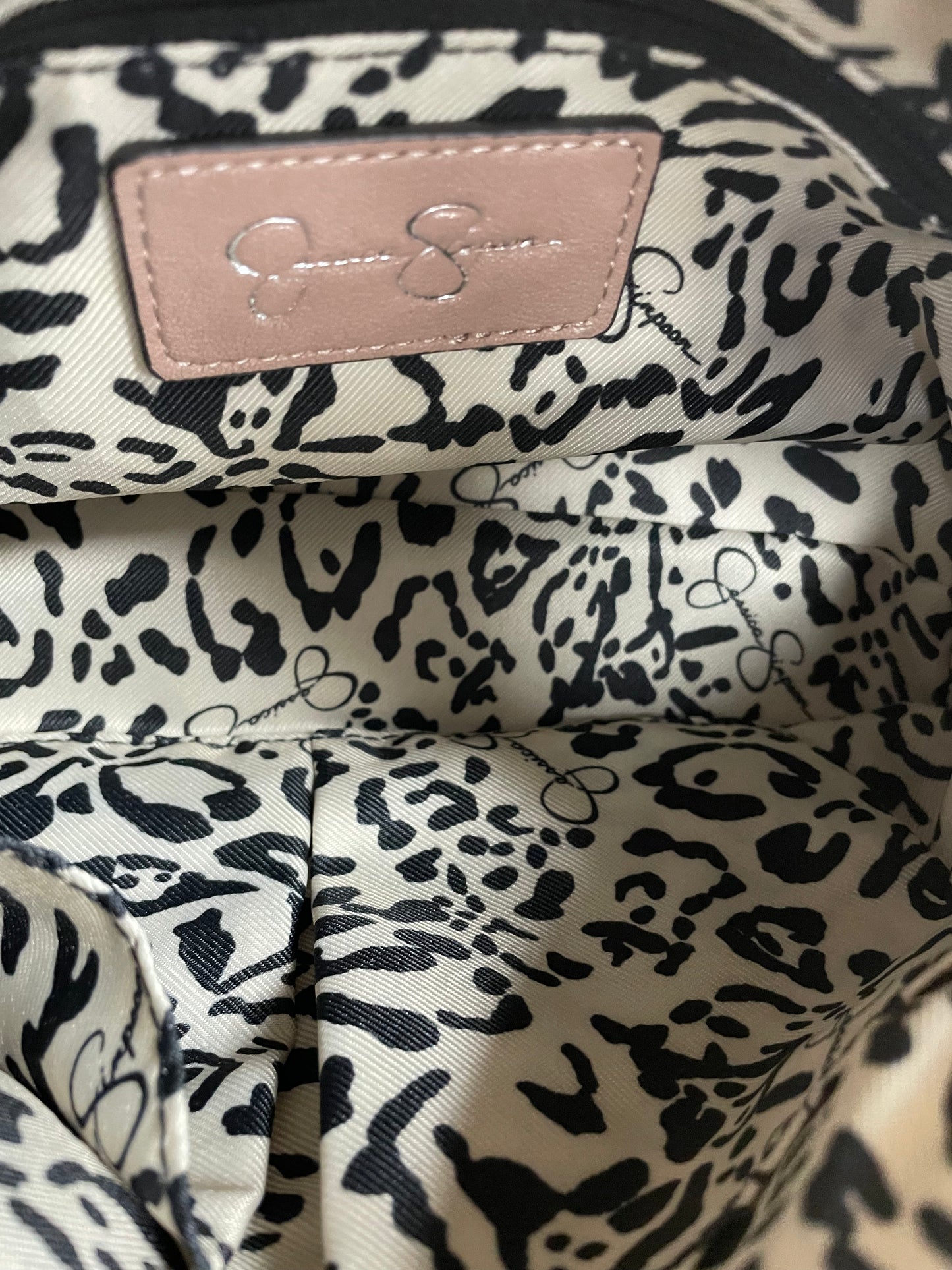 Handbag Leather By Jessica Simpson In Pink, Size:Small