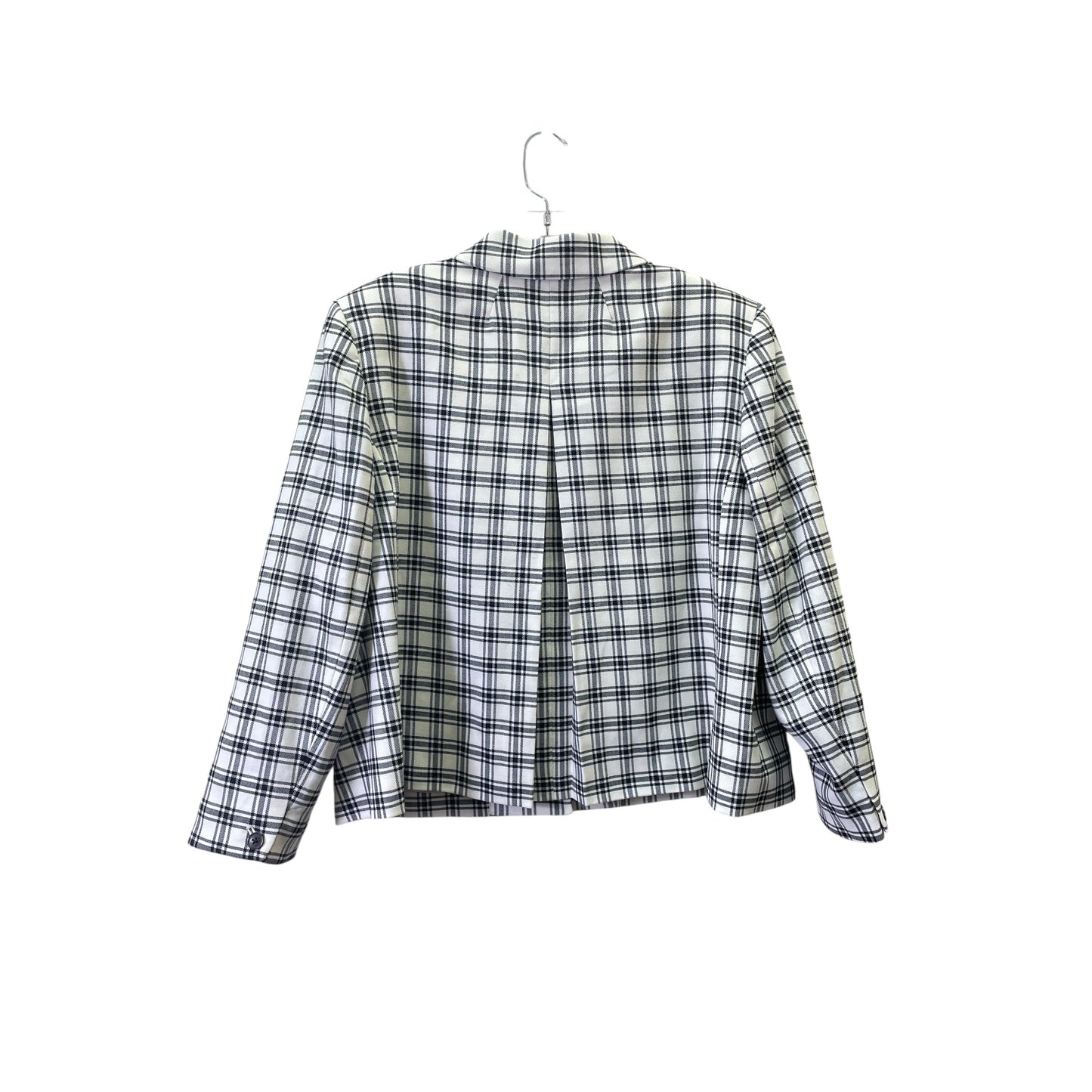 Blazer By J. Crew In Black & Cream, Size:Xl