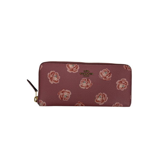 Wallet Designer By Coach In Pink, Size:Large