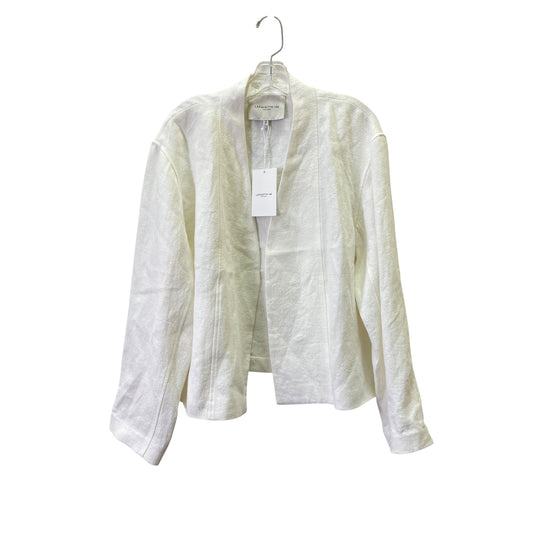 Blazer Designer By Lafayette 148 In White, Size:L