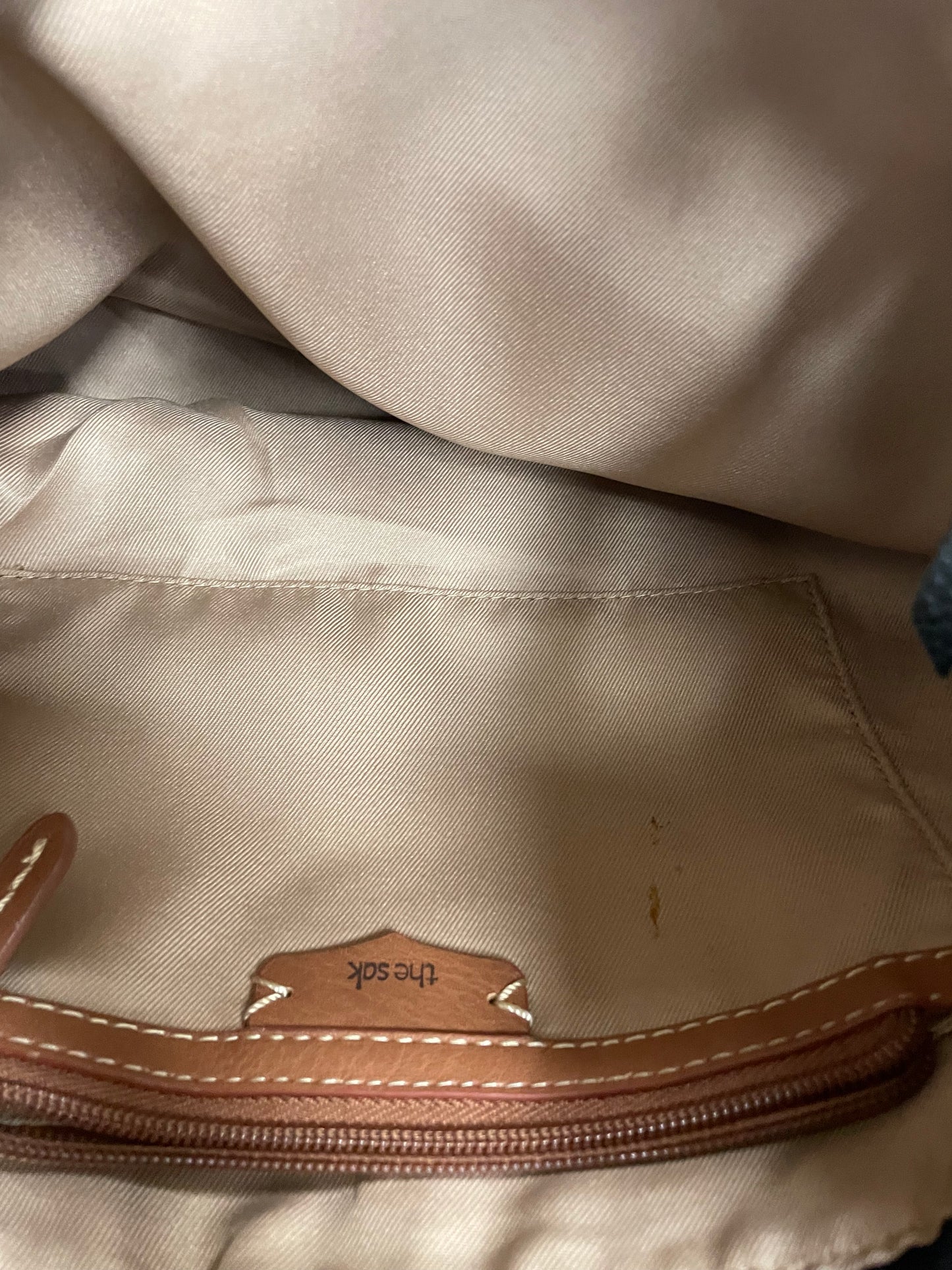 Handbag Leather By The Sak In Black, Size:Large