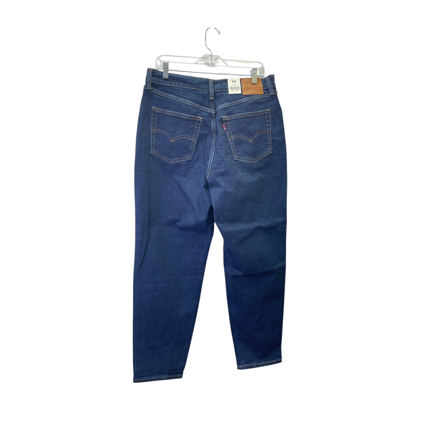 Jeans Boyfriend By Levis In Blue Denim, Size:12