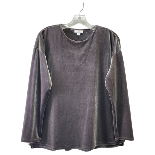 Top Ls Basic By J. Jill In Brown, Size:S