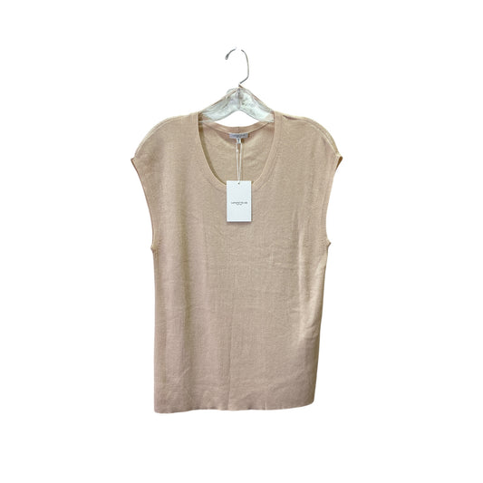 Vest Designer By Lafayette 148 In Beige, Size:Xl