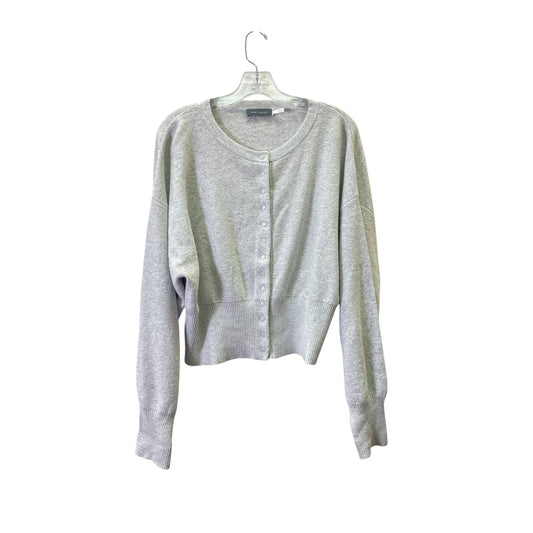 Sweater Cardigan By Mint Velvet In Grey, Size:Xl