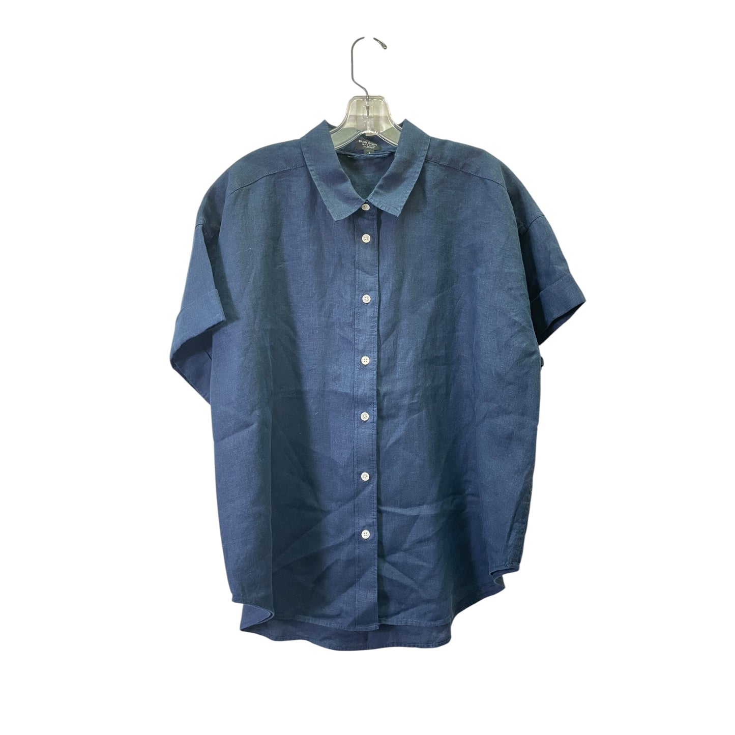 Top Ss By J. Crew In Blue, Size:L