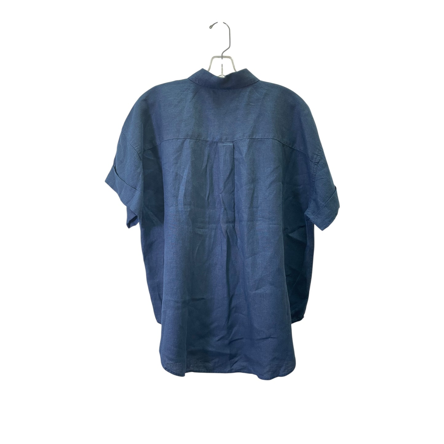 Top Ss By J. Crew In Blue, Size:L
