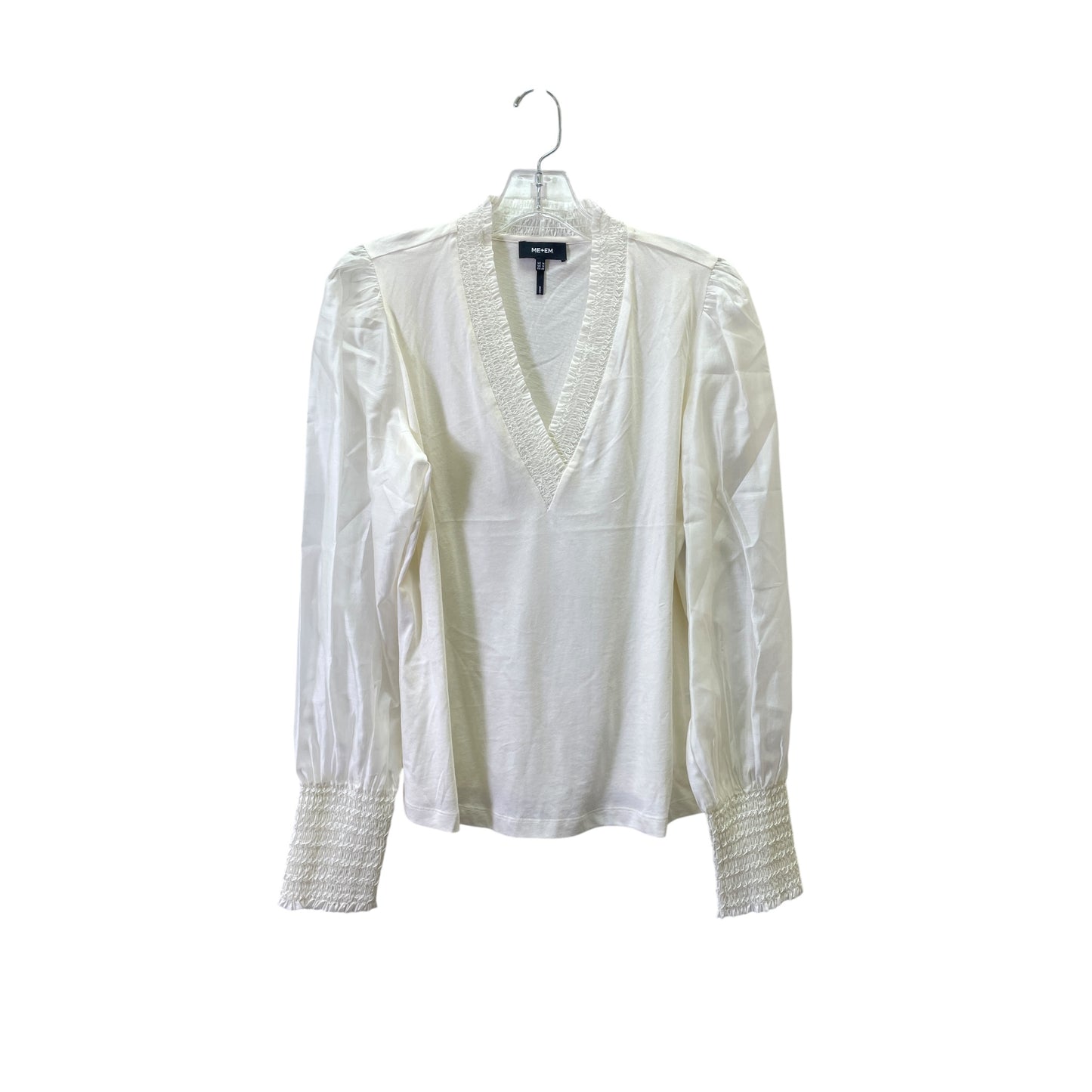 Top Ls By ME+EM In Cream, Size:L