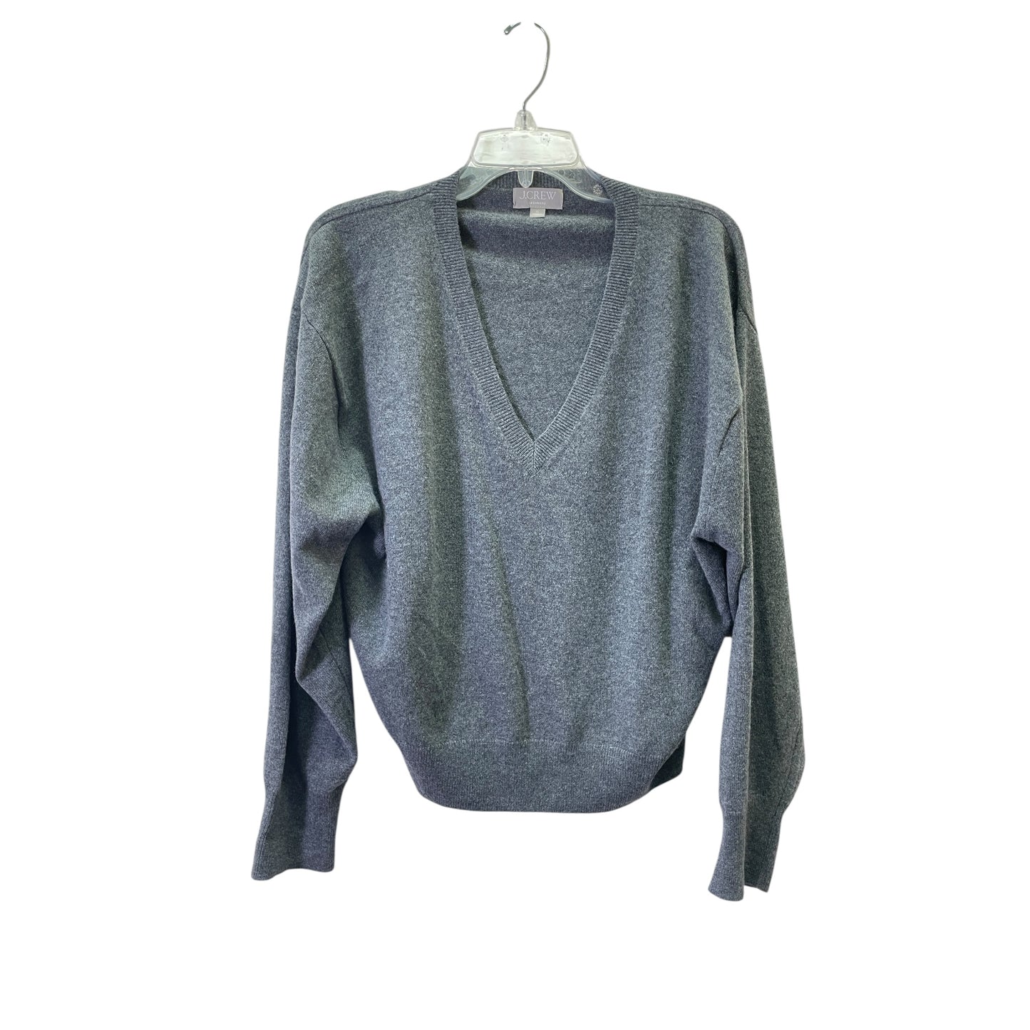Sweater Cashmere By J. Crew In Grey, Size:Xl