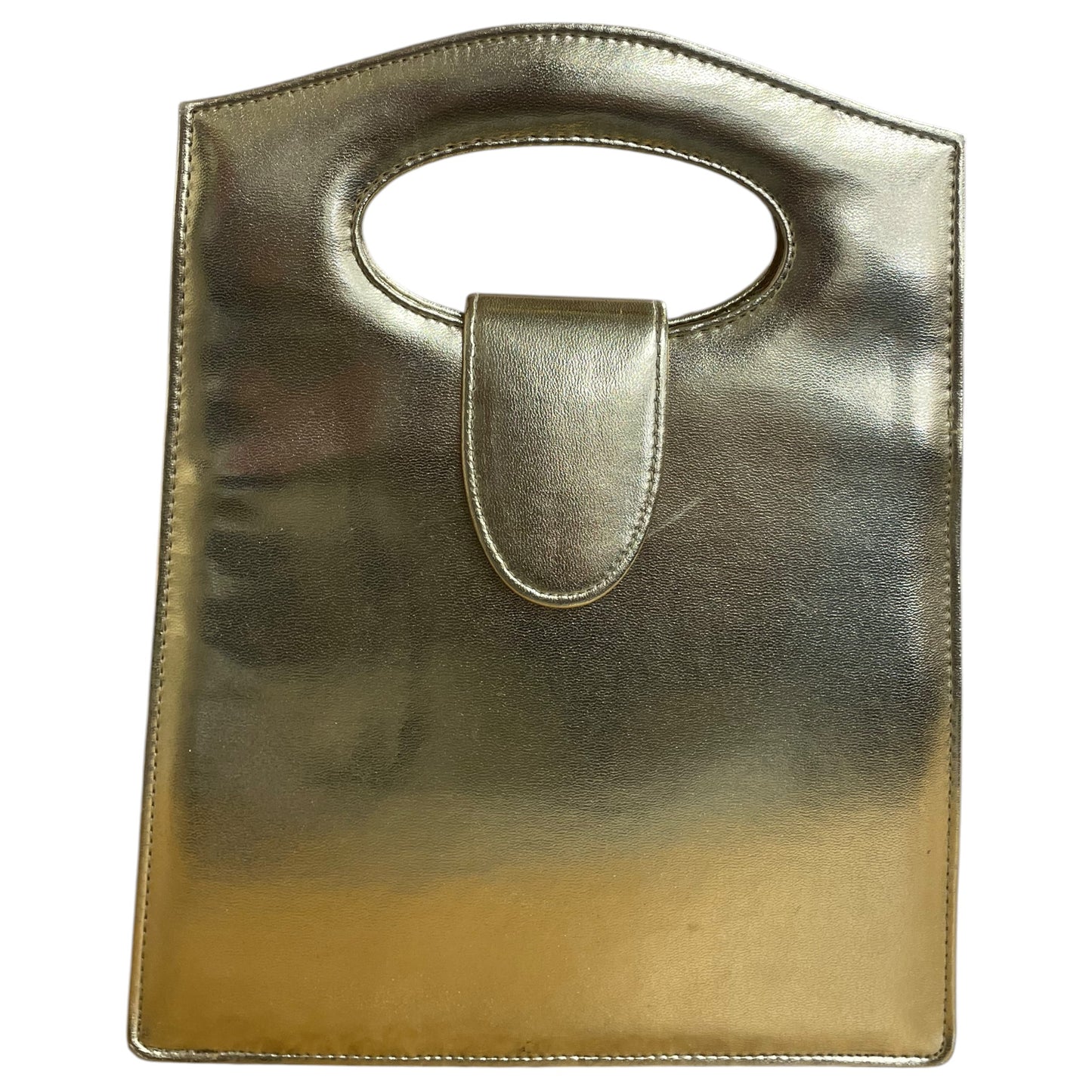 Handbag By Cme In Gold, Size:Medium