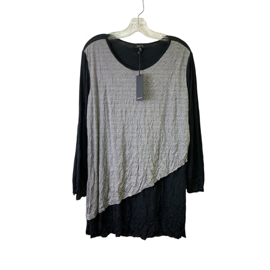 Top Ls By Comfy In Black & White, Size:M