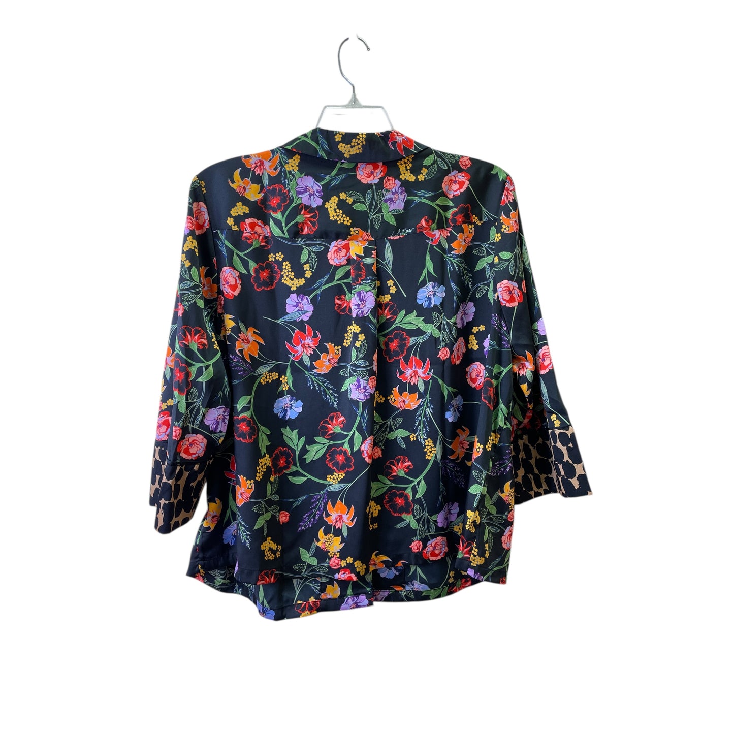 Top Ls By Who What Wear In Black & Pink, Size:2X
